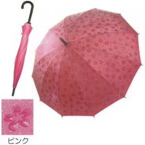 桜が浮き出る傘 ピンク(24本入)